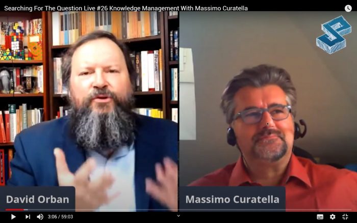 Massimo Curatella interviewed on Knowledge Management by David Orban
